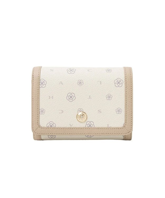 CLATHAS ミカ 二つ折り財布 ベージュ
