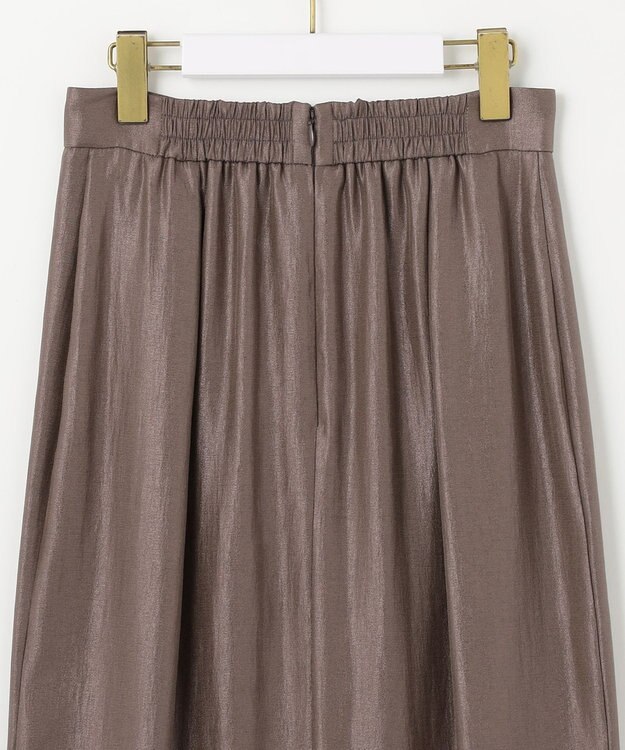 ANY SIS 【洗える】ソフトグリッターペンシル スカート モカ