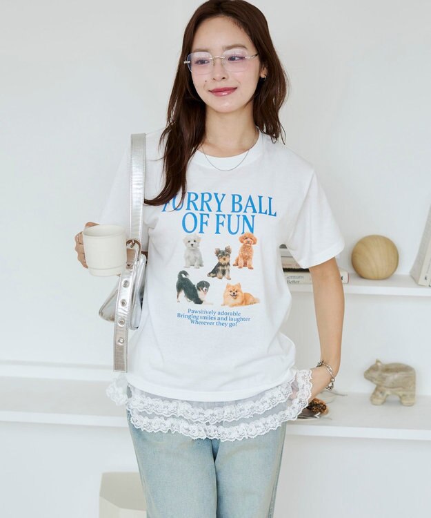 WEGO 【SMサイズ展開】グラフィックTシャツ 柄1
