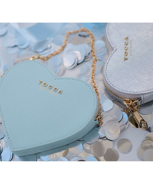 TOCCA 【八木アリサさん着用】WISH IN HEART CHARM POUCH チャームポーチ シルバー系