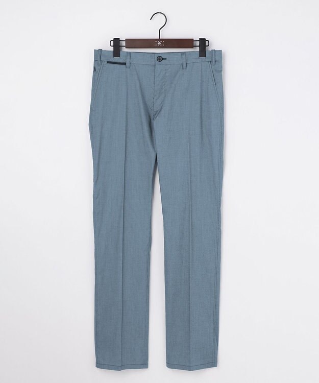 JOSEPH ABBOUD 【キングサイズ・ウエストも伸びる!/ストレッチ/軽量/Eco撥水/オーガニックコットン使用】マイクロピケストレッチ パンツ グレー系8