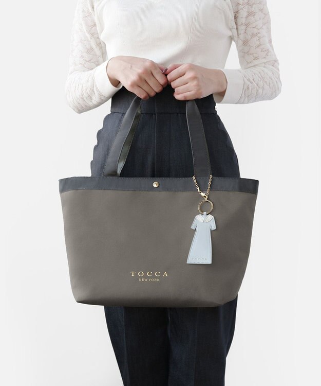 TOCCA 【chayさん着用・3/22(日)までの完全受注生産】PIECE OF MY ESSENCE カスタマイズ バッグ  バッグ×チャームの組み合わせ！16種類 グレー×ドレス