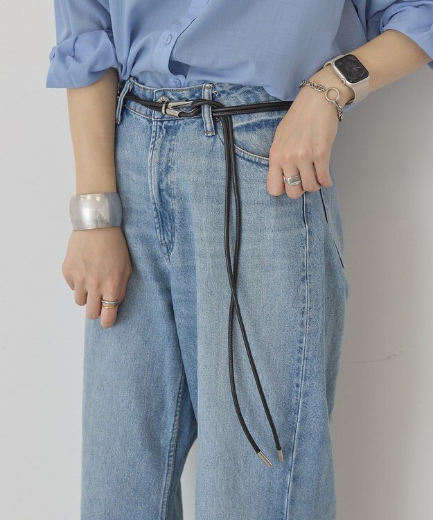 AMERICAN HOLIC ロープデザインベルト Black