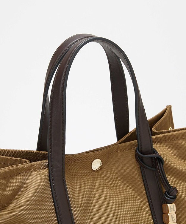 TOPKAPI LEE11月号掲載！【Breath TOPKAPI】撥水 マルチway スクエア A4 トートバッグ / 10ポケット キャメル