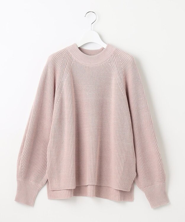 UNFILO 【洗える】スプリングコットンニット ピンク