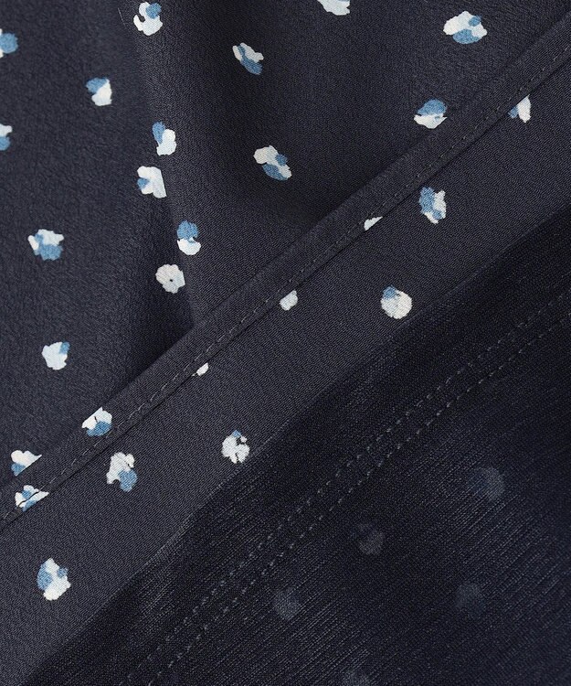 J.PRESS LADIES S ドット フラワープリント カットソー ネイビー系5