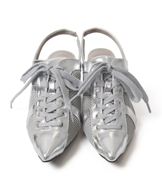 WEGO スニーカーミュール シルバー