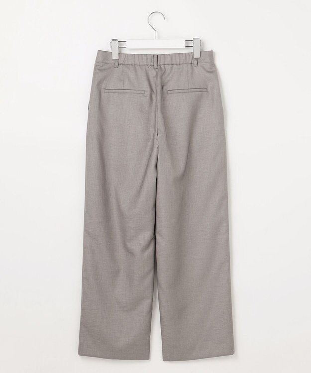 J.PRESS LADIES L OXIJEWEL ストレッチ ストレート パンツ グレー系