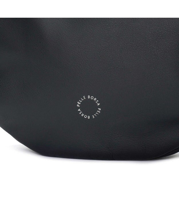 PELLE BORSA ラウンドショルダー Cheers Leather チアーズレザー 4677 ブラック