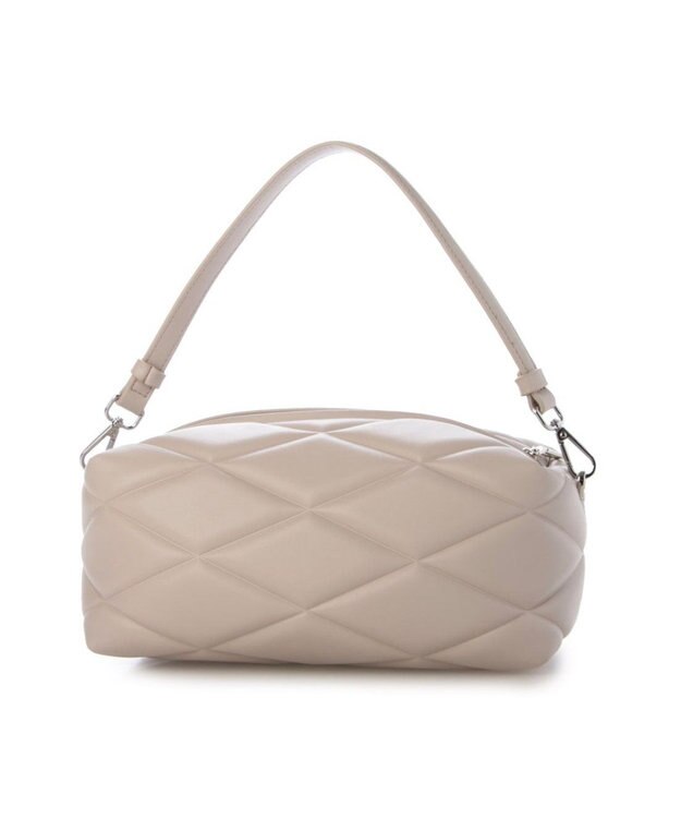 UNBILLION カカトゥ kakatoo / キルトスクエア2wayバッグ ベージュ