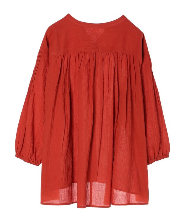 CRAFT STANDARD BOUTIQUE ジョーゼットスキッパーシャツ Red