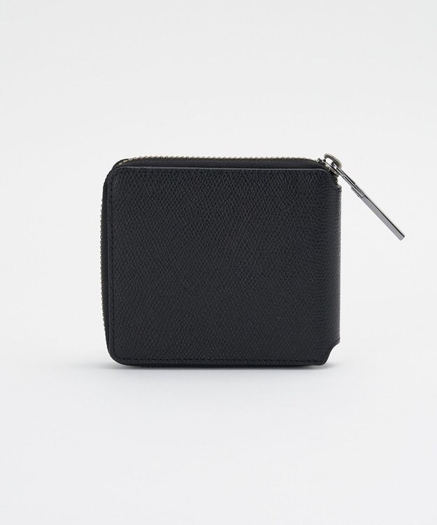 russet ラウンドジップハーフウォレット(SO-447) Black