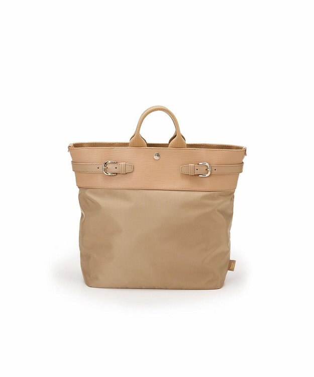 TOPKAPI 【Breath TOPKAPI】RIPPLE リプル ナイロン コンビ ベルト デザイン 3way リュック / バッグパック ベージュ