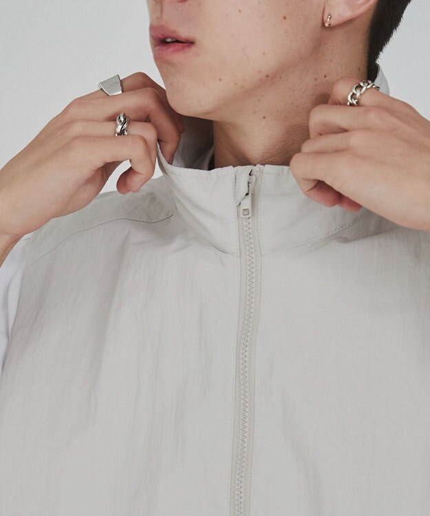 WEGO ナイロンベスト ライトグレー