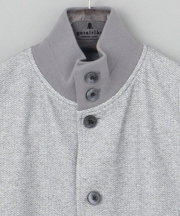 GOTAIRIKU 新作【ストレッチ/洗える/吸水速乾】ノルマンディーリネン A-1ブルゾン ライトグレー系8