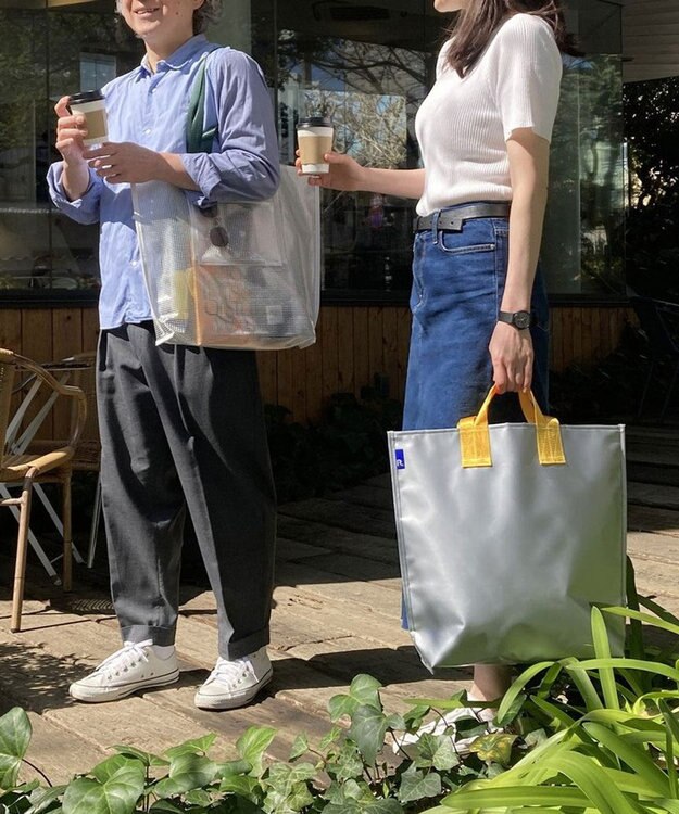 ROOTOTE 1171【クリアトート】RO.トール.グラッシー-A 01：ブラック