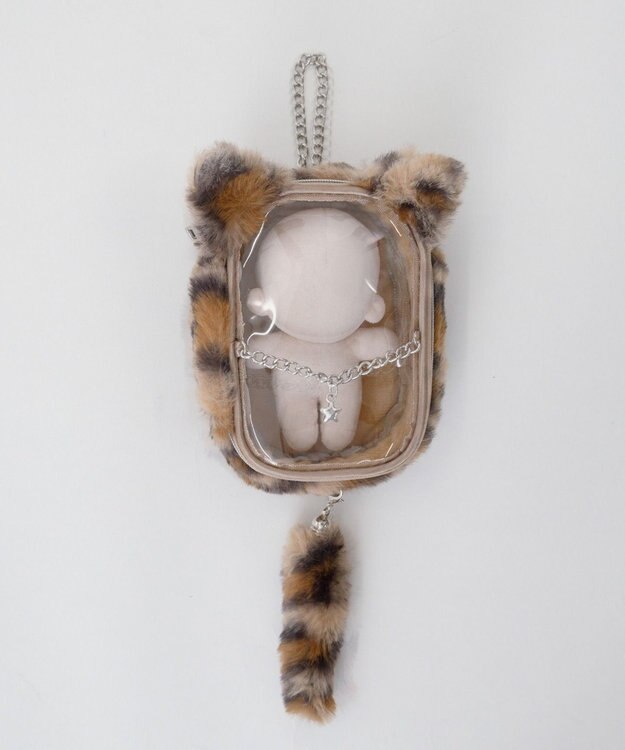 WEGO 【痛バ＆推し活グッズ】なりきりネコぬいポーチ 柄2