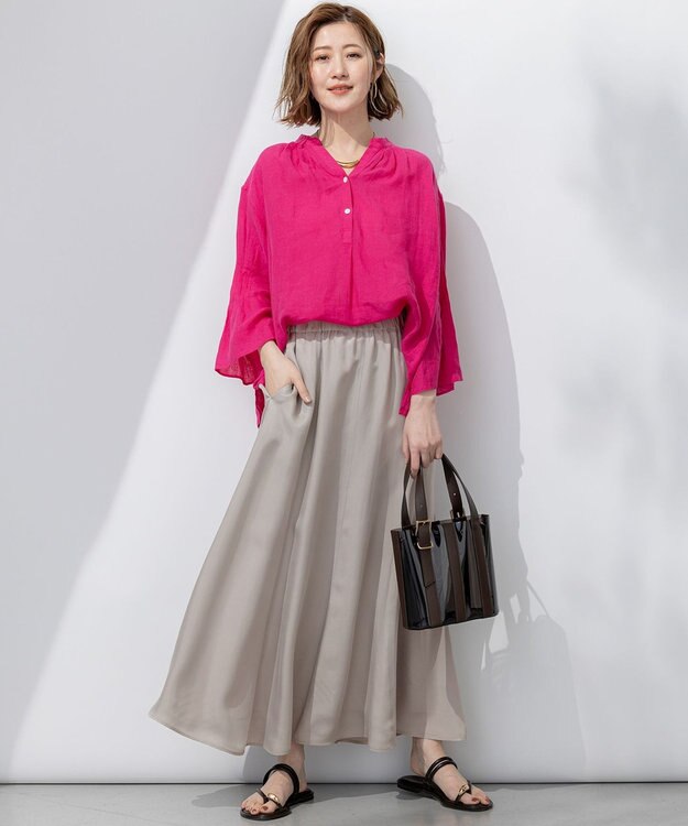 23区 メタルバートップ ネックレス ゴールド系