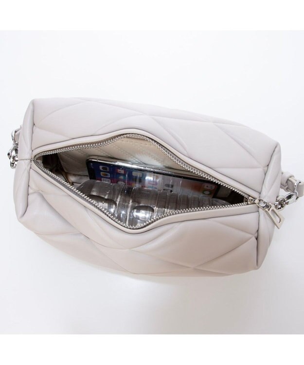 UNBILLION カカトゥ kakatoo / キルトスクエア2wayバッグ ベージュ