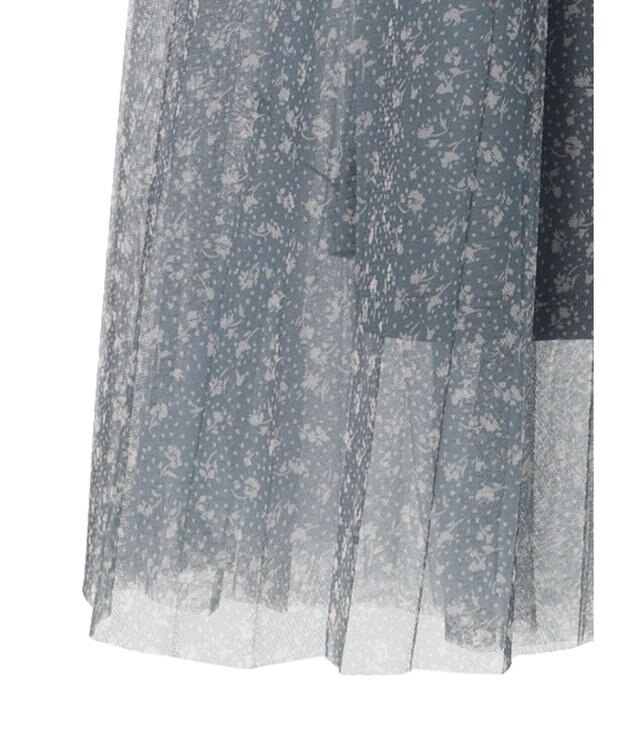 Green Parks Ｂ．チュールｐｔプリーツスカート Black