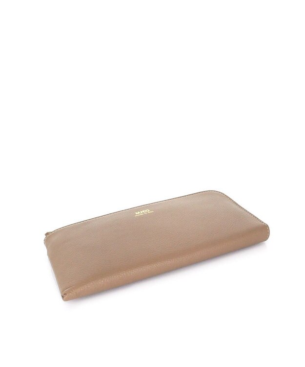 IBIZA MUNDO　牛革　L字ファスナー長財布 ベージュ