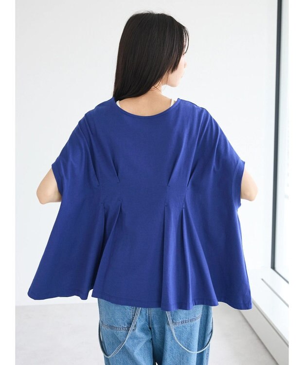 CRAFT STANDARD BOUTIQUE 前後2WAYタックプルオーバー Blue