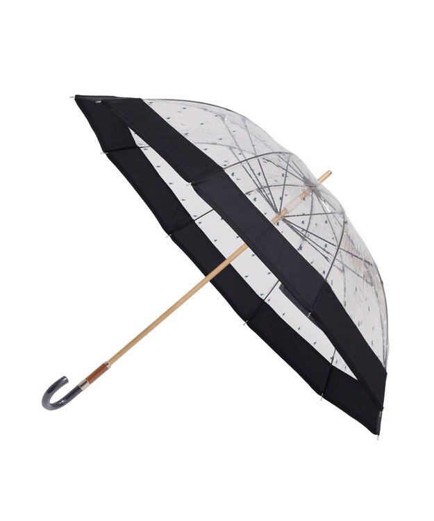 MOONBAT POLO RALPH LAUREN（ポロ ラルフローレン） 長傘 ビニール傘 ポロポニー バイカラー 10本骨 ネイビーブルー