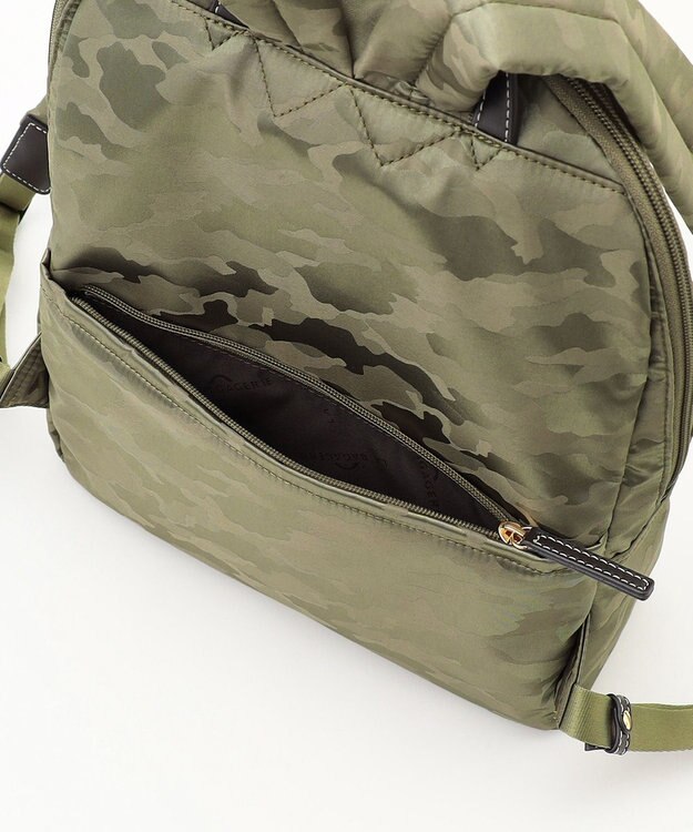 LA BAGAGERIE シャドージャカード リュックサック グレージュ