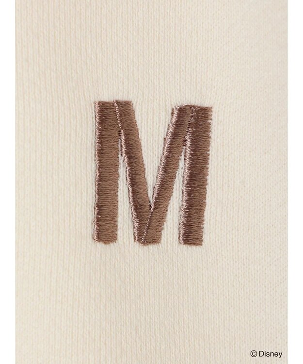 Green Parks Ｄｉｓｎｅｙ／裏毛袖プリントスウェット Ivory