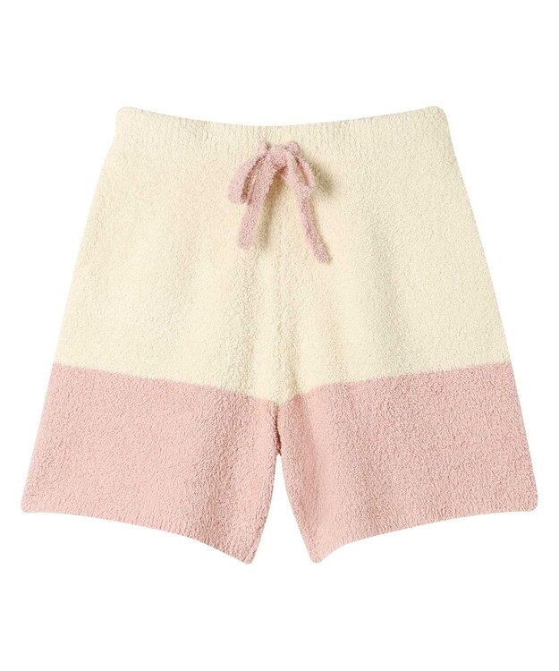 une nana cool カラーブロッキング　ショートパンツ クリーム