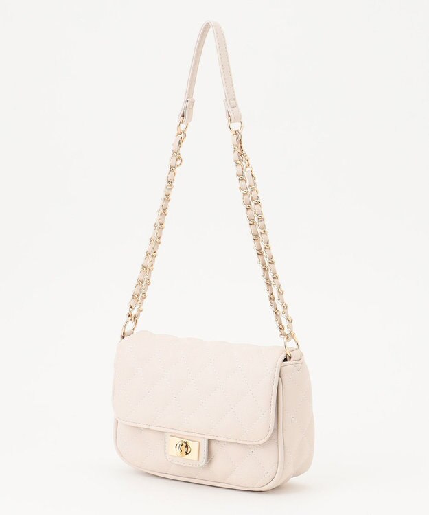 組曲 2WAYキルティングショルダーバッグ アイボリー系