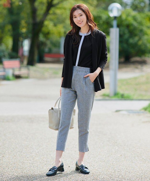 Tiaclasse 【新色追加・UVケア・接触冷感】“やみつき”着ながしロングカットソーカーデ ブラック