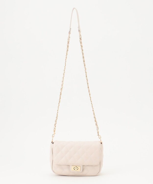 組曲 2WAYキルティングショルダーバッグ アイボリー系