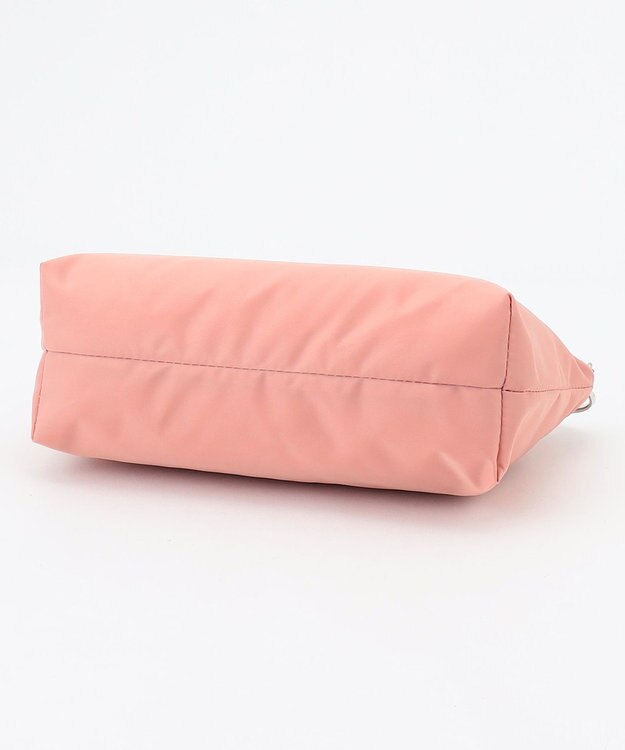 Y'SACCS ポーチ付きドットジャカードトート ピンクベージュ