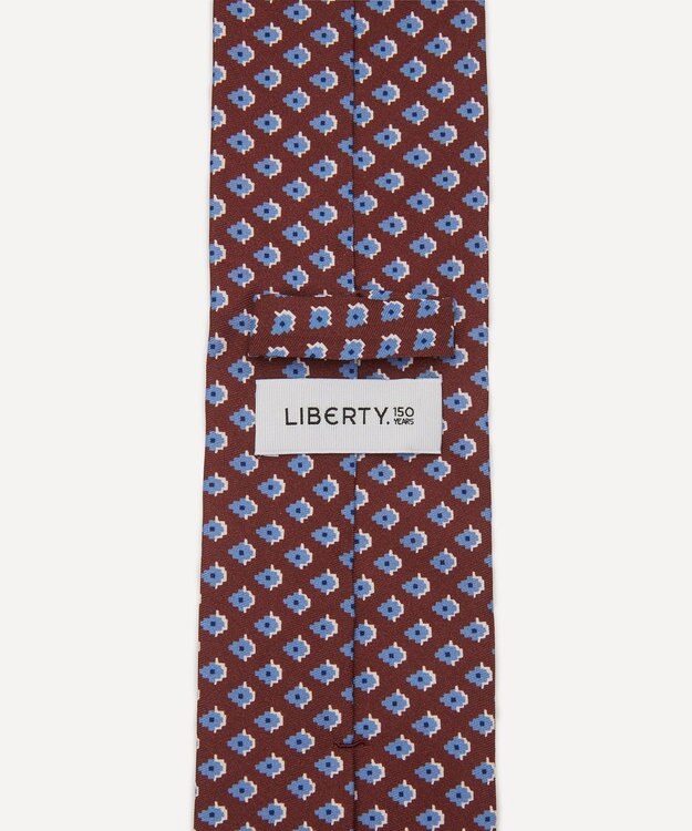 LIBERTY. アダマス シルク タイ バーガンディ
