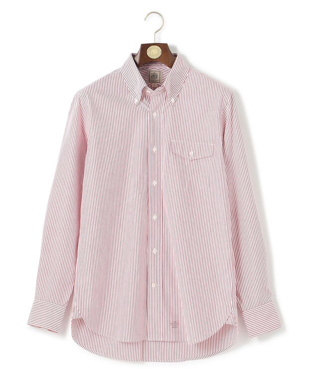 J.PRESS MEN 【WEB・一部店舗限定】オックス ストライプシャツ/B.D. レッド系1