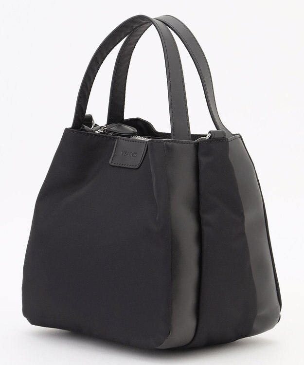 Y'SACCS スクエアすっきりトート SSサイズ ブラック