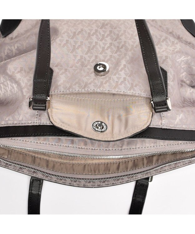 Y'SACCS モノグラム×カウレザー　２ＷＡＹミニトート グレージュ