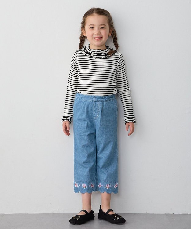 ANY KIDS アニマル パンプス ブラック