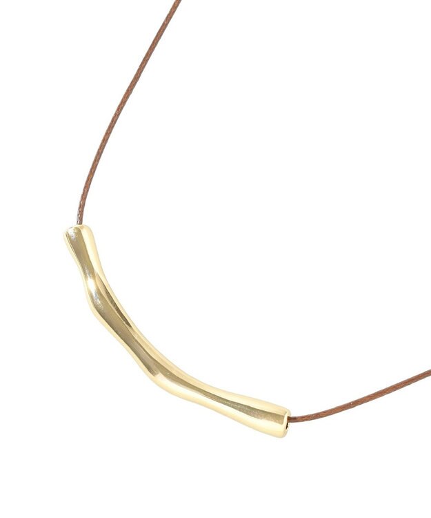 YECCA VECCA パイプコードネックレス Gold