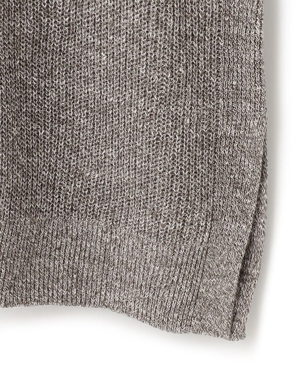 23区 L 【前後着用可能】ピュアリネン 2WAY ニット ダークブラウン系5