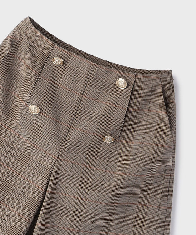 GRACE CONTINENTAL ダブルボタンショートパンツ マルチ