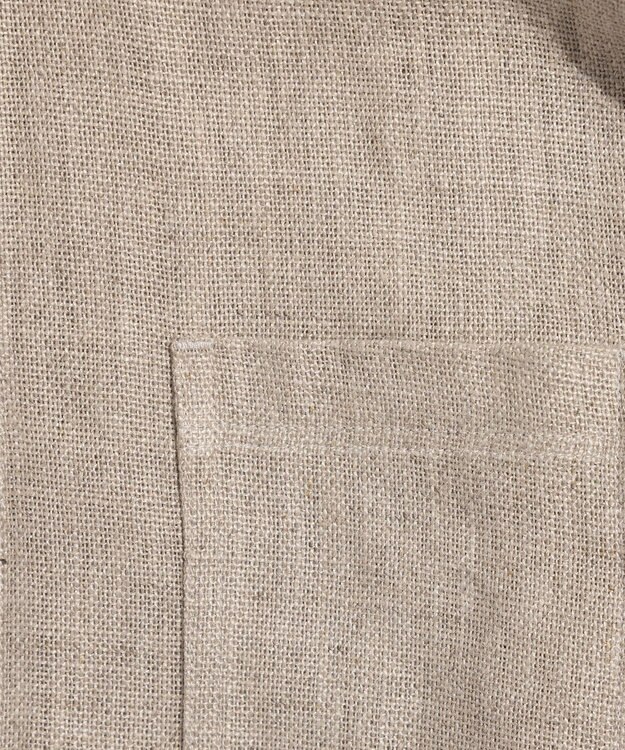 LENO FRENCH WORK HEVY LINEN COVER ALL《UNISEX》 カバーオールリネンジャケット OATMEAL
