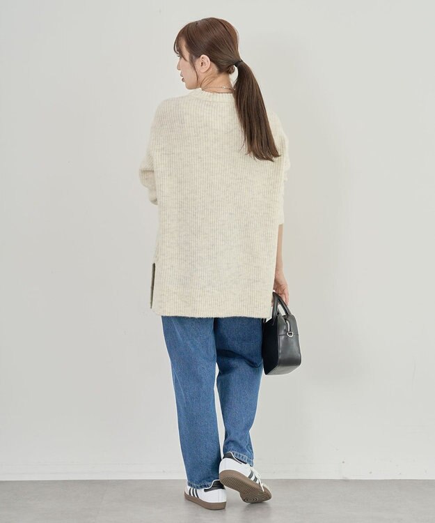 Green Parks ｆｕｗａっと　畦チュニック Off White