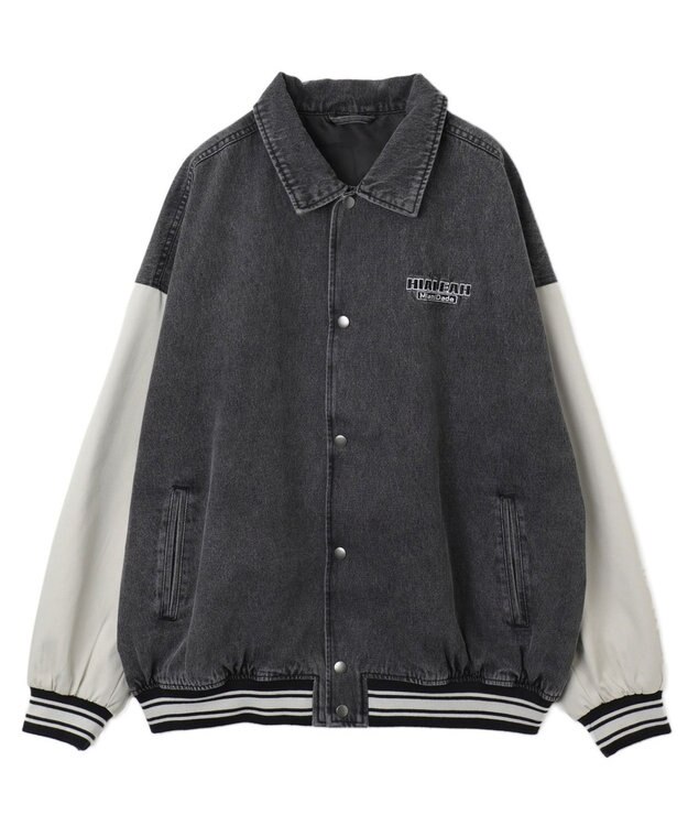 WEGO デニムスタジャン デニムブラックソノタ