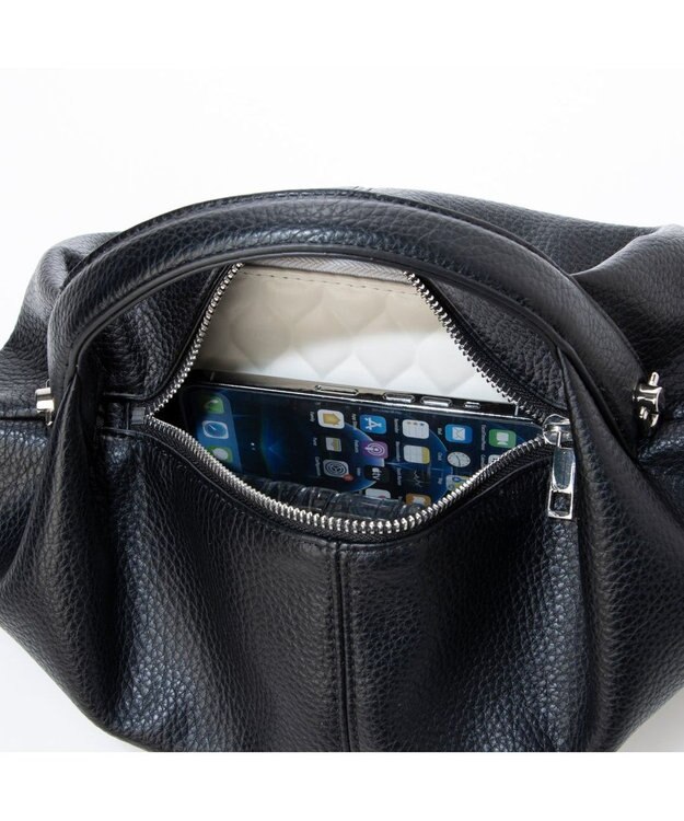 UNBILLION カシュカシュ cachecache / ユニークフォルム2wayミニショルダー ブラック