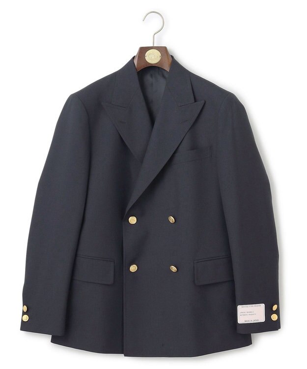 J.PRESS MEN 【J.PRESS ORIGINALS】PEPPIN MERINO TOROPICAL 4B BLAZER / JAPAN MADE / New Authentic-Fit ネイビー系