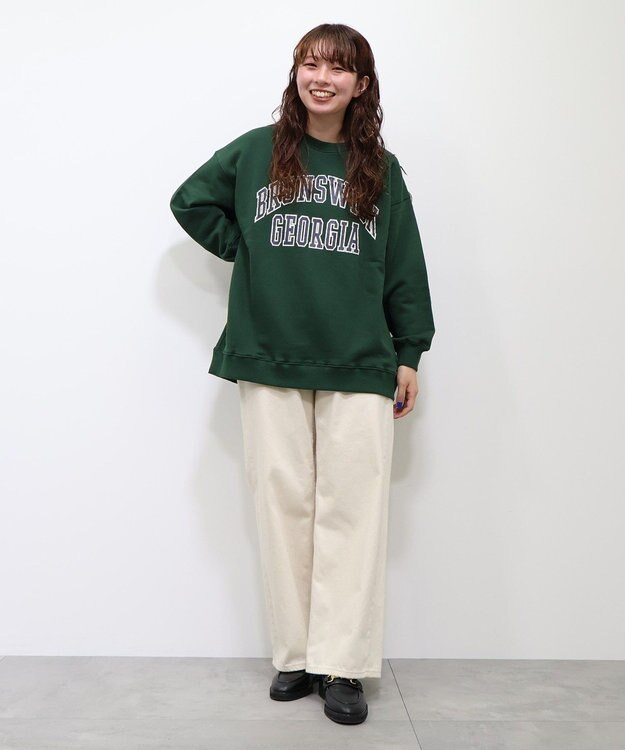 AMERICAN HOLIC ＢＲＵＮＳＷＩＣＫ　ＧＥＯＲＧＩＡ　ＢＩＧスウェット Green