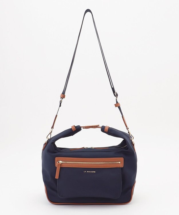 LA BAGAGERIE ループ2WAYショルダーバッグ　Sサイズ ネイビー