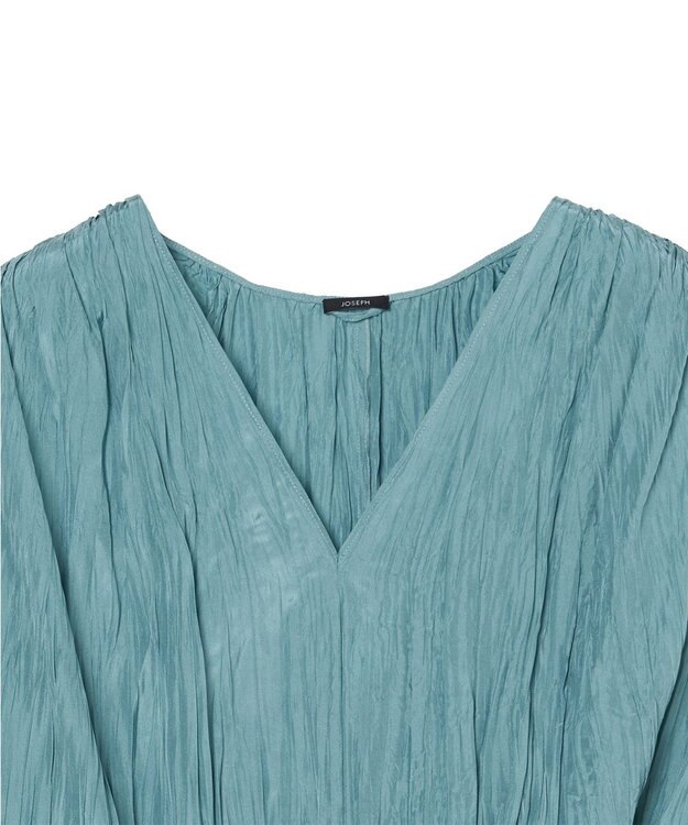 JOSEPH 【洗える】ハボタイ　シルクドレス Lagoon